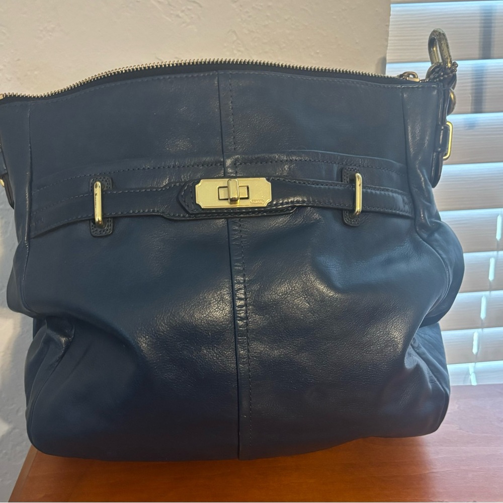 Coach shoulder bag Large Blue